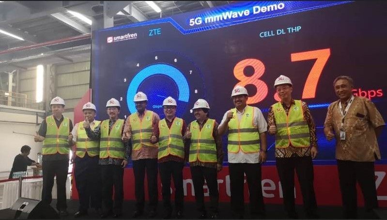 Sukses Uji Coba Jaringan 5G Pertama di Indonesia, Smartfren Sambut Industri 4.0