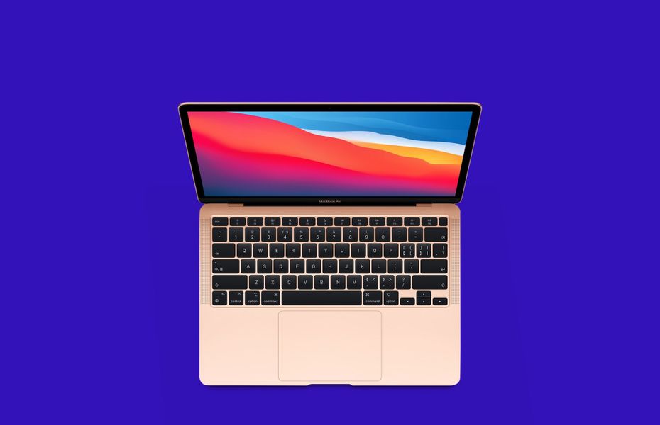 Apple MacBook dengan  chipset M1 menyumbang 0,8% pangsa pasar pada tahun 2020