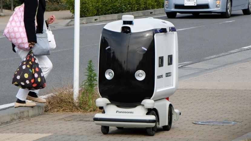 Panasonic Melakukan Uji Coba Robot Pengirim Otonom untuk Mengetahui Respon Warga Jepang
