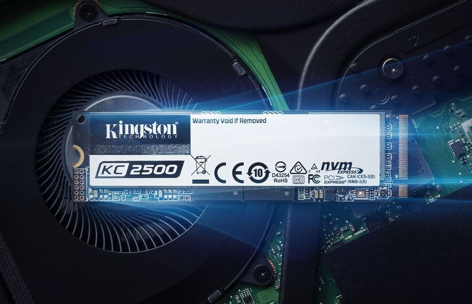 Kingston rilis SSD KC2500 NVMe PCIe generasi terbaru