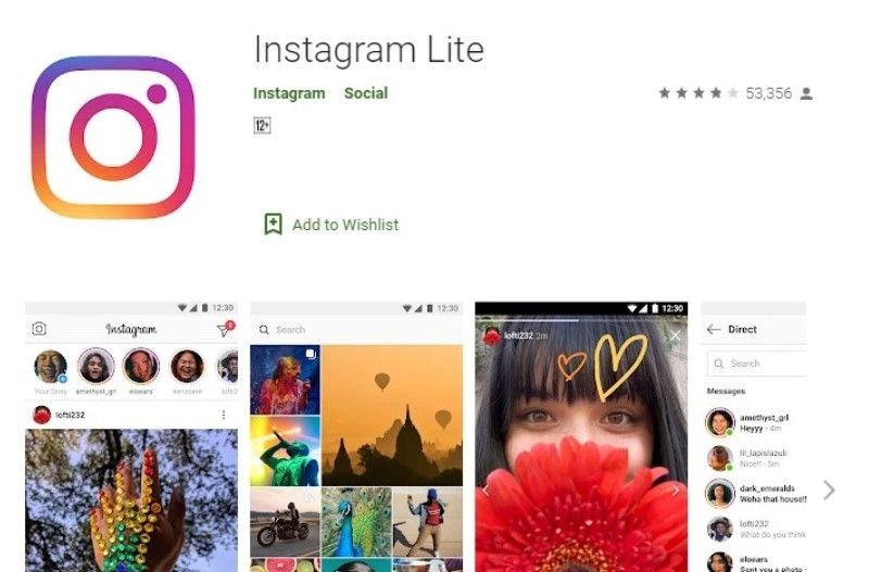 Instagram Lite kini tersedia kembali untuk ponsel dengan keterbatasan internet