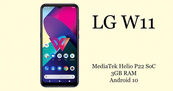 LG W11 dengan Helio P22 terlihat di Google Play Console