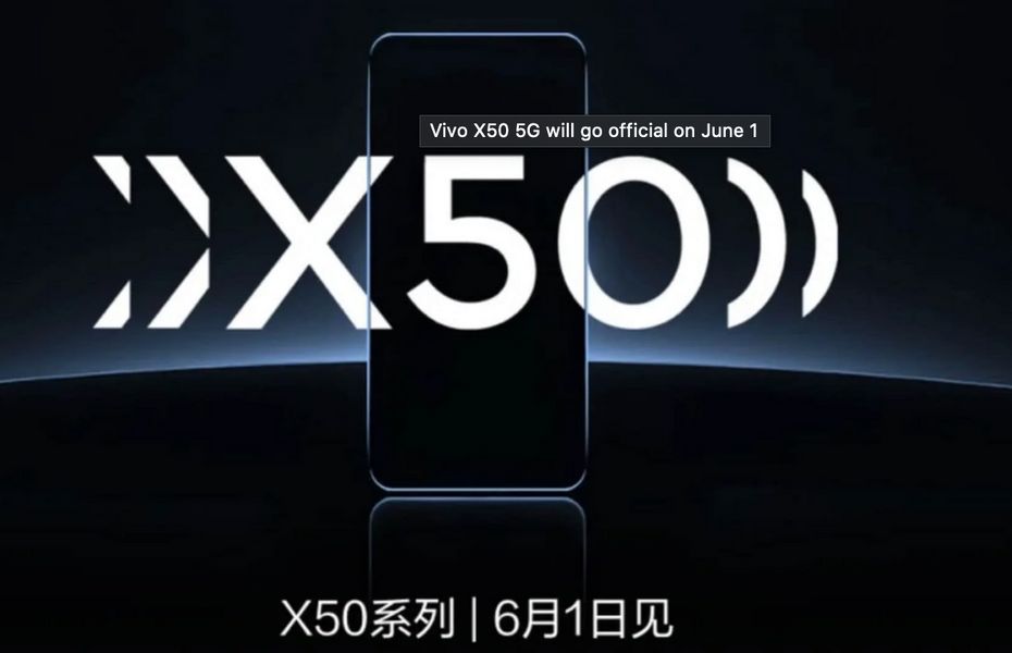 Vivo X50 segera diumumkan pada 1 Juni mendatang