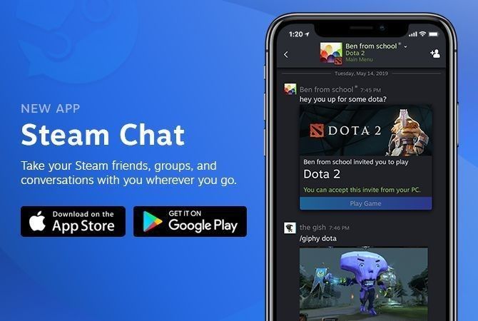 Valve hadirkan Steam Chat untuk perangkat iOS dan Android