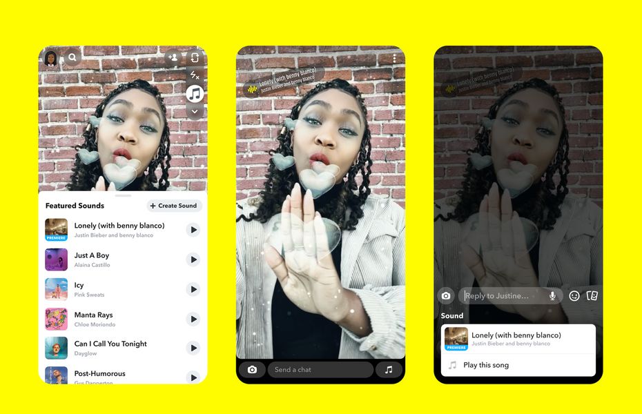 Snapchat luncurkan pesaing TikTok bernama Sounds