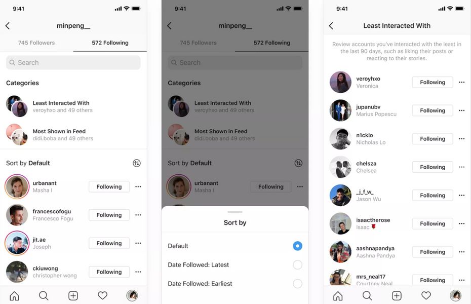 Instagram rilis fitur bisa memilah akun-akun yang diikuti pengguna